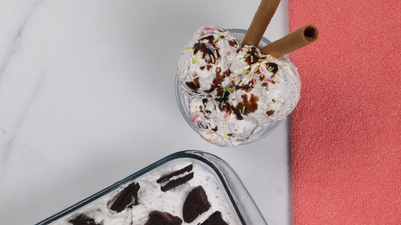 Oreo Ice Cream With Only 3 Ingredients - Tasted Recipes