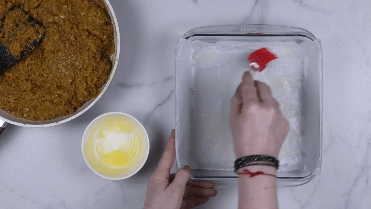 Chana Dal Burfi step-11