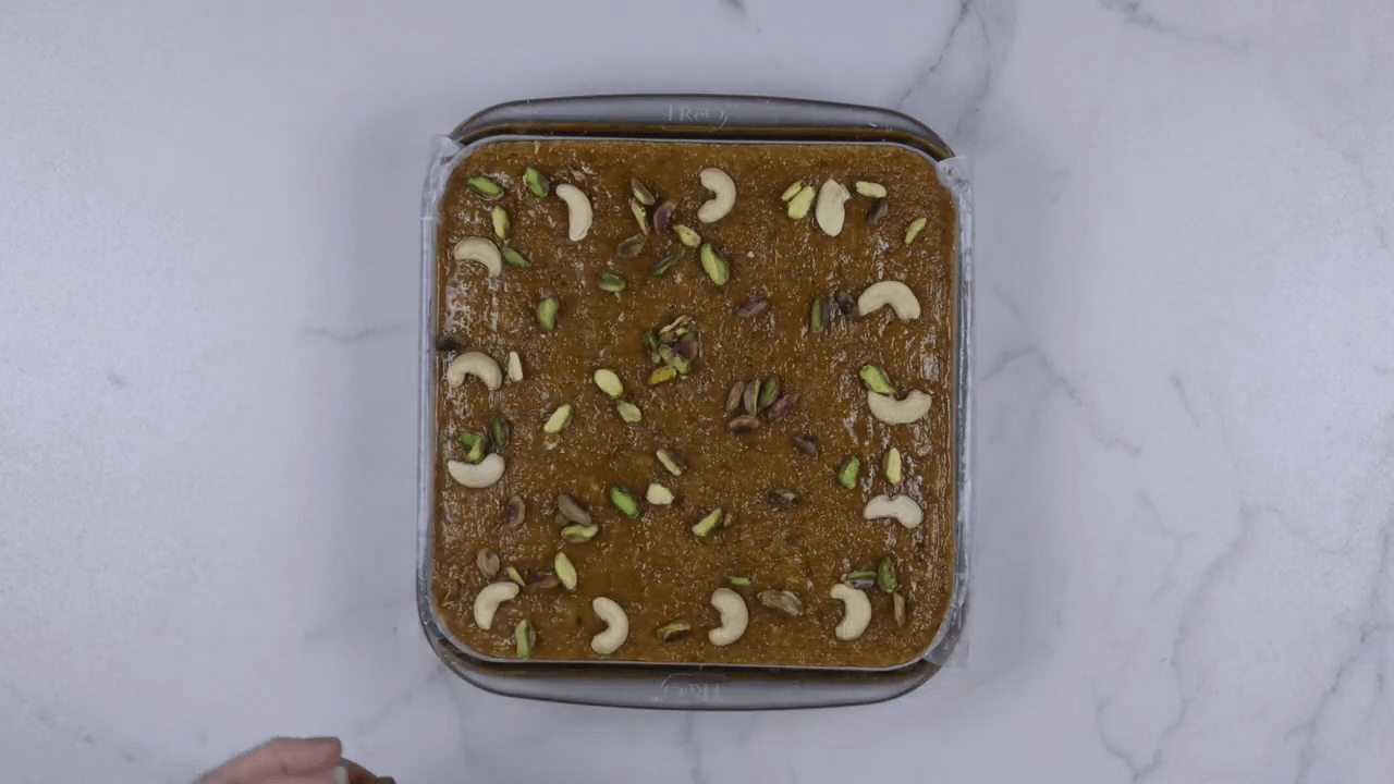Chana Dal Burfi step-14