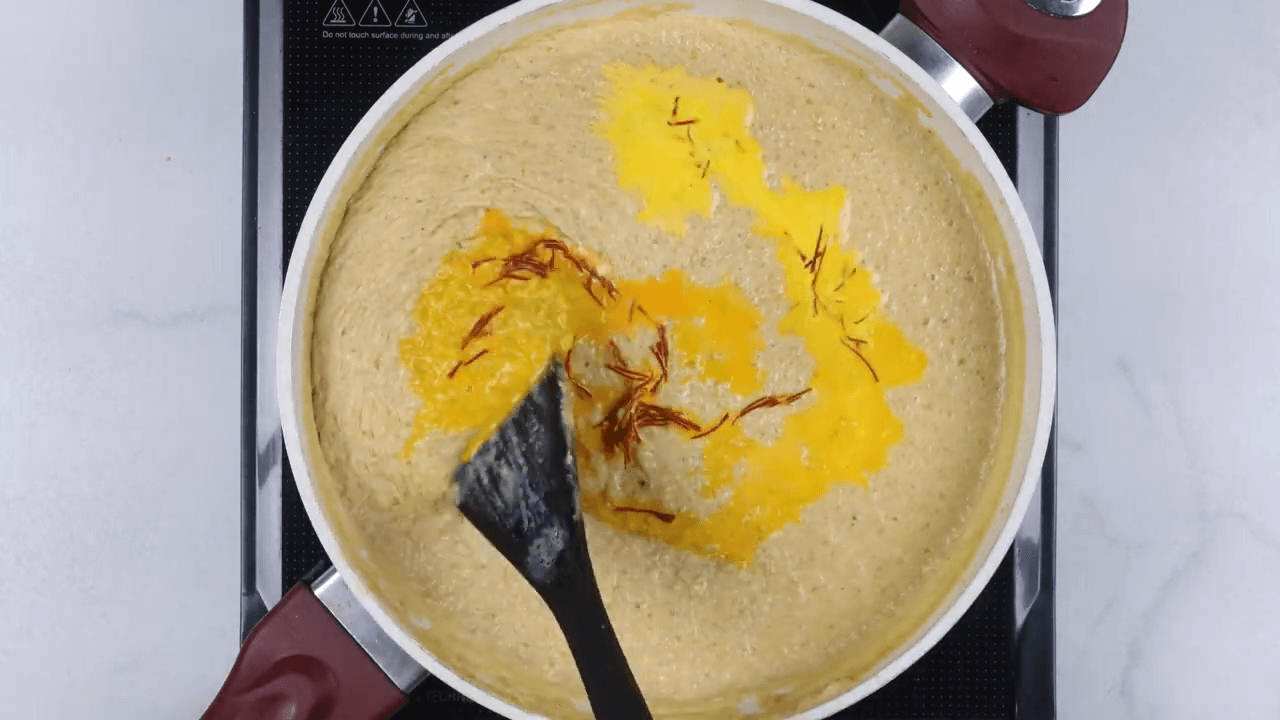 Chana Dal Burfi step-6