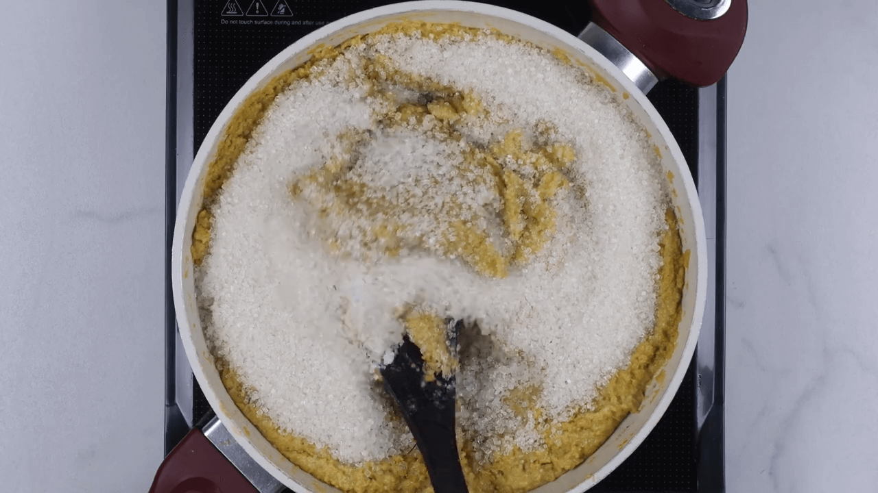 Chana Dal Burfi step-7