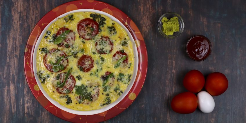 tomato cheese omelette