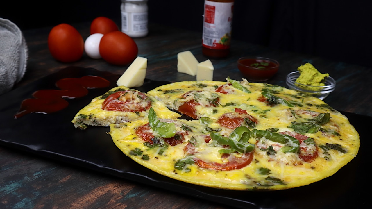 Tomato Cheese Omelette - Tasted Recipes