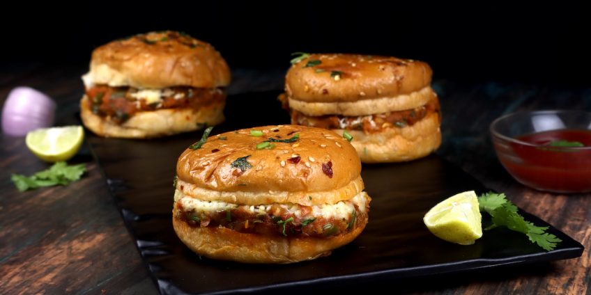 veg cheese burger