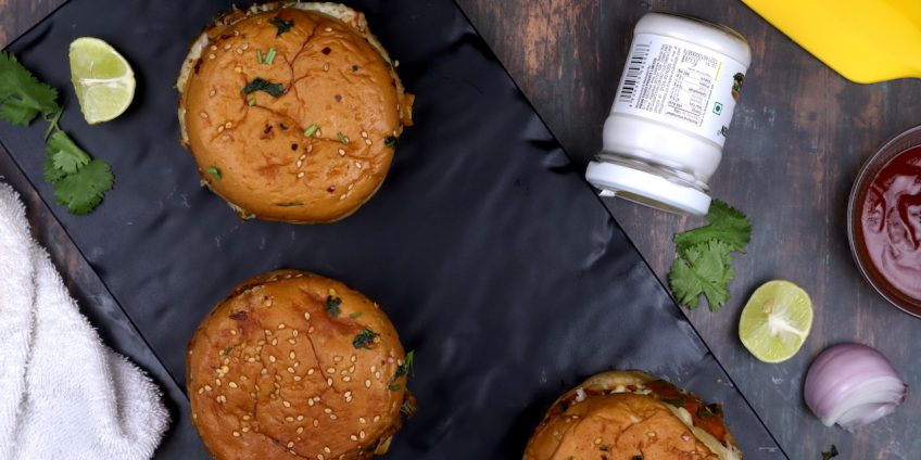 veg cheese burger