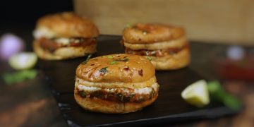veg cheese burger