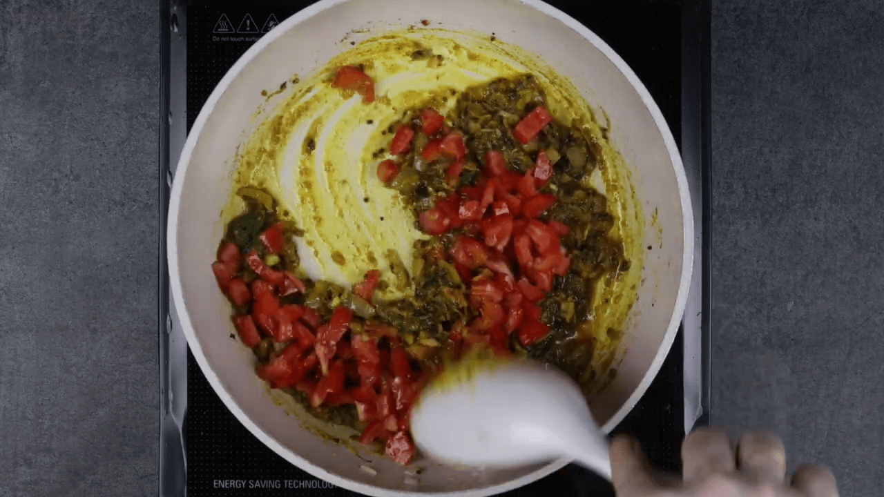 Suva Bhaji with Moong Dal step-4