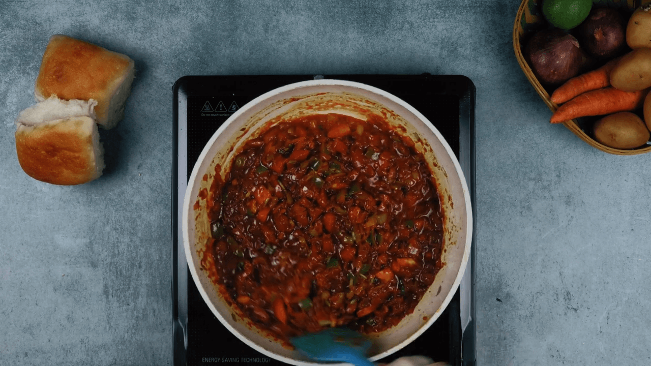 Cheesy Masala Pav step-5