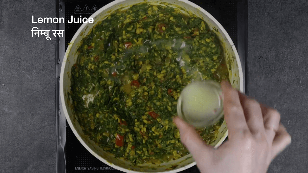 Suva Bhaji with Moong Dal step-7