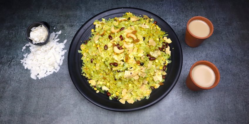 poha papad chivdo