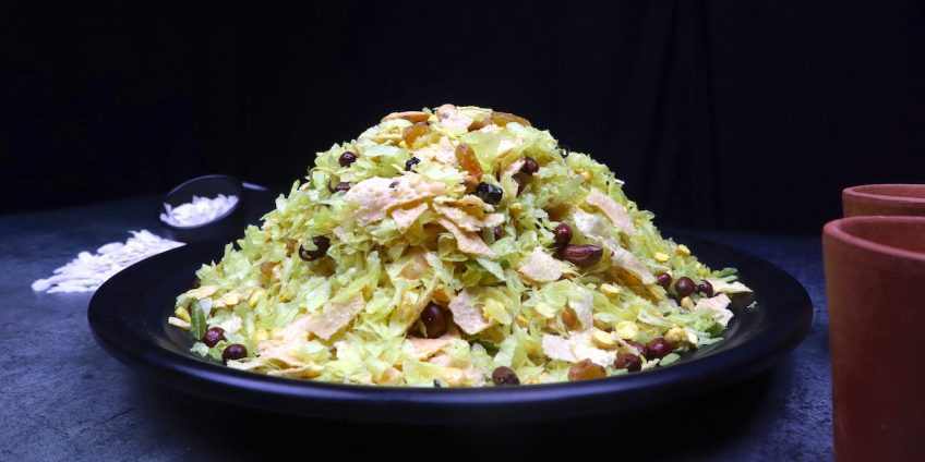 poha papad chivdo