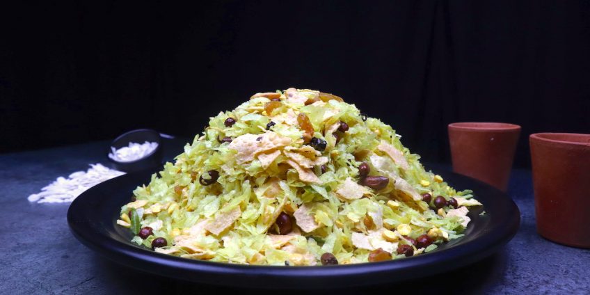 poha papad chivdo