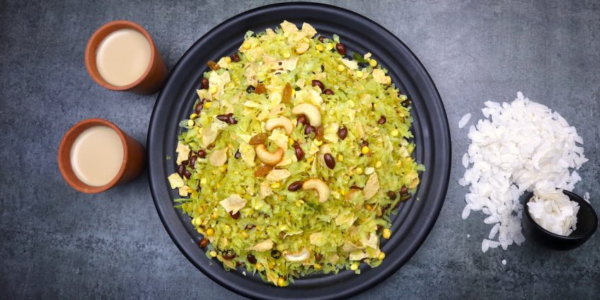 poha papad chivdo
