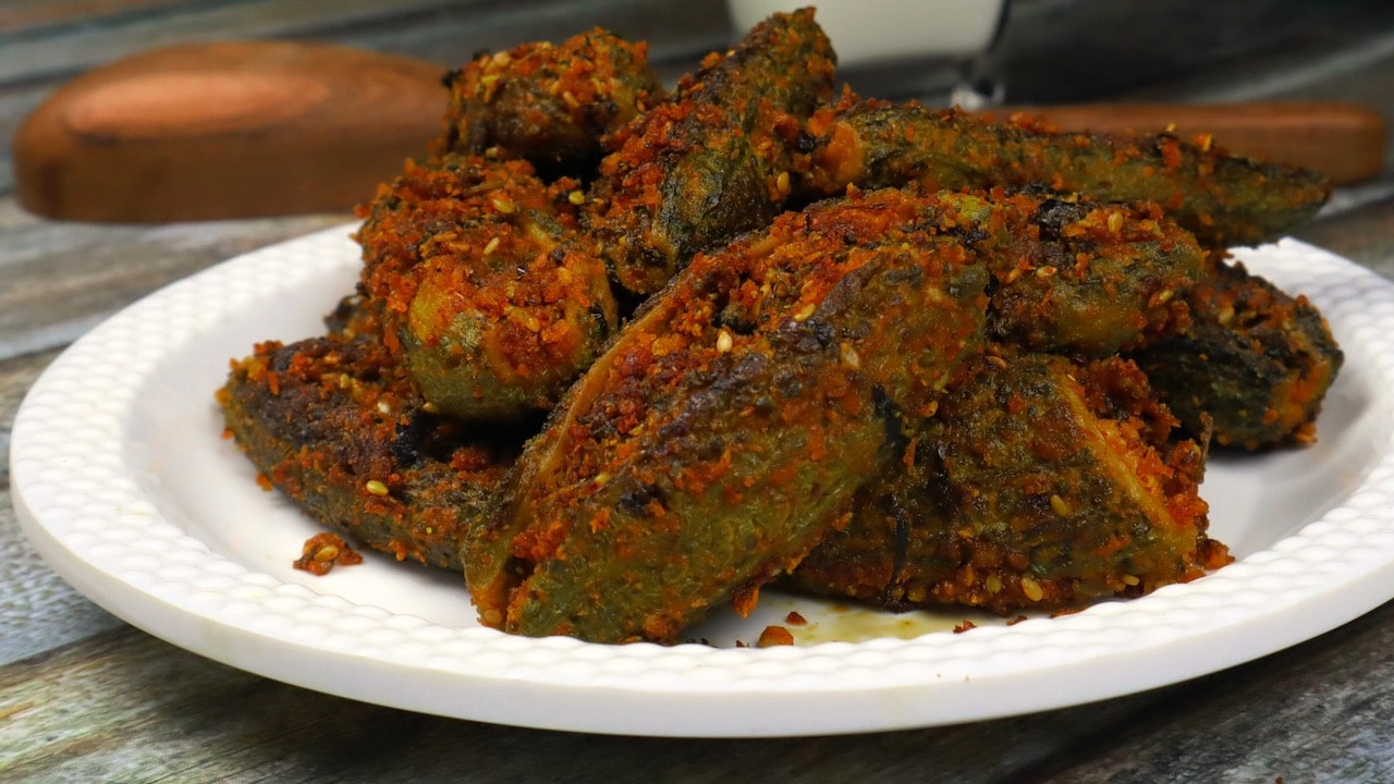 Stuffed Karela or Bharwa Karela