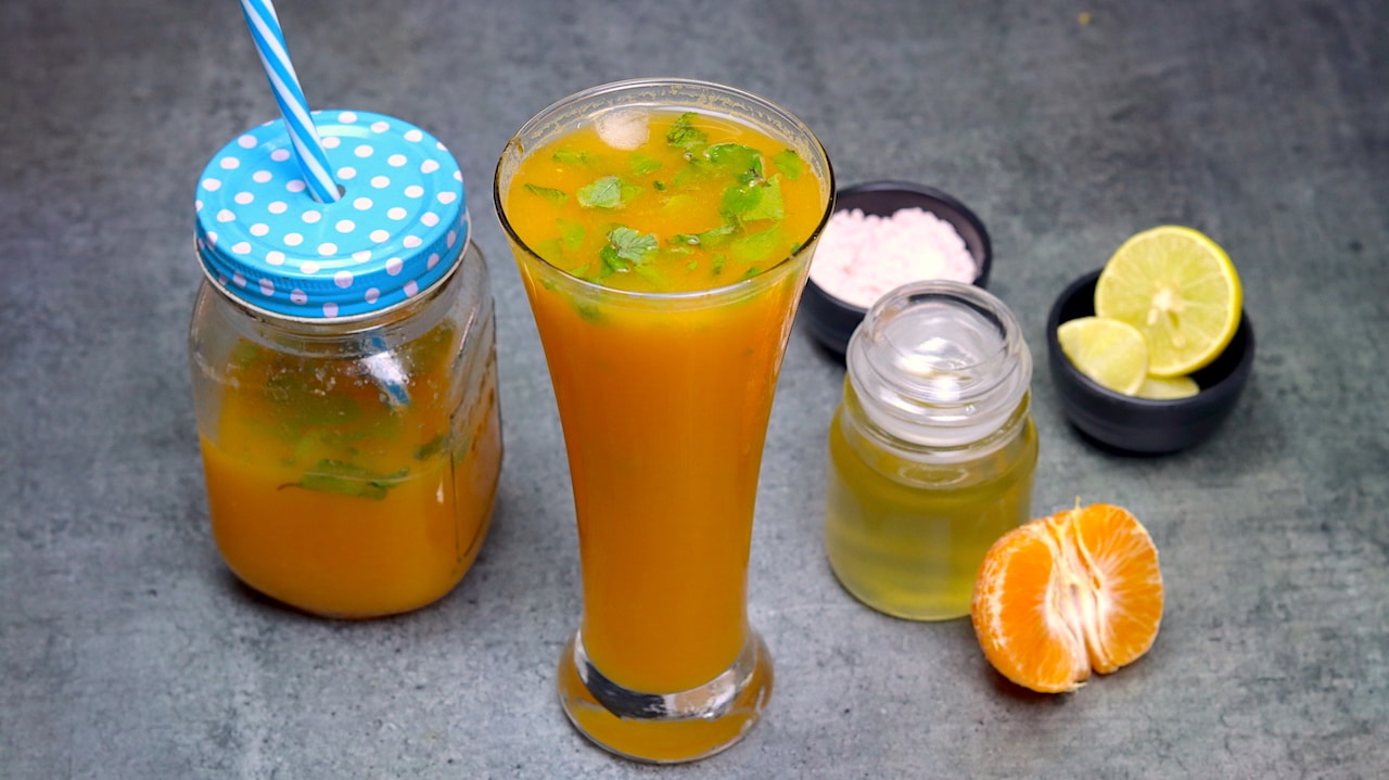 Virgin Orange Mojito Without Alcohol - Tasted Recipes