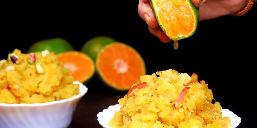orange halwa