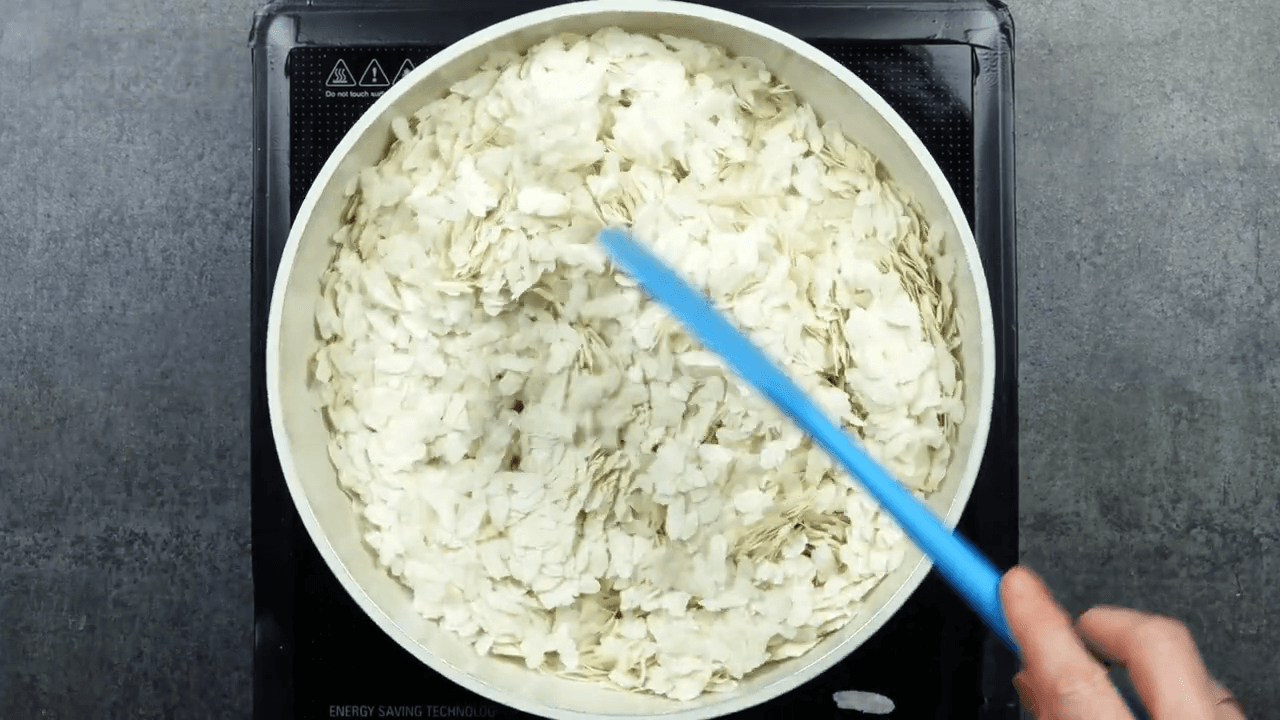 Poha Papad Chivda step-1