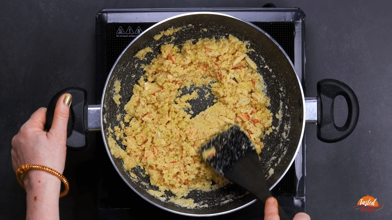 Orange Halwa Step 2