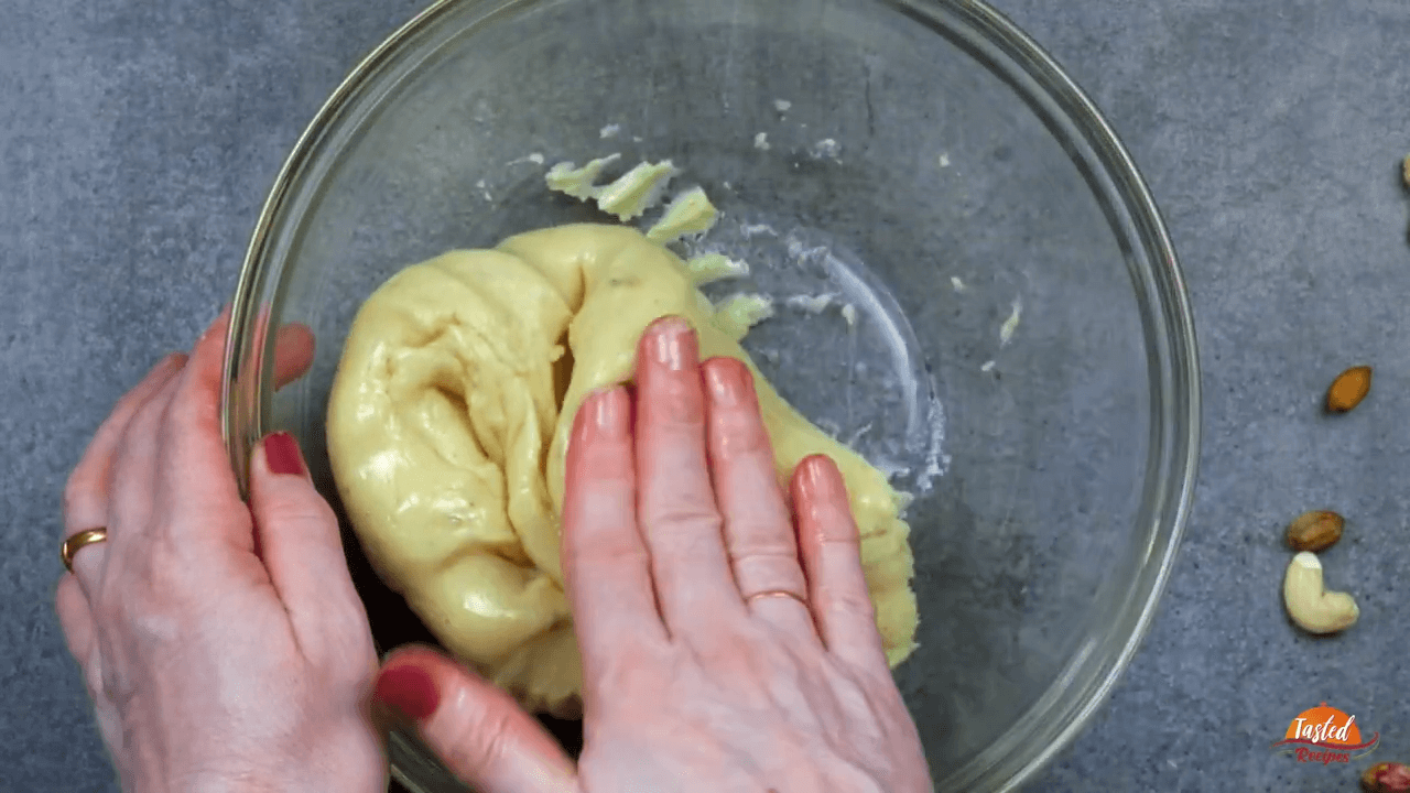 Milk Powder Peda step-4