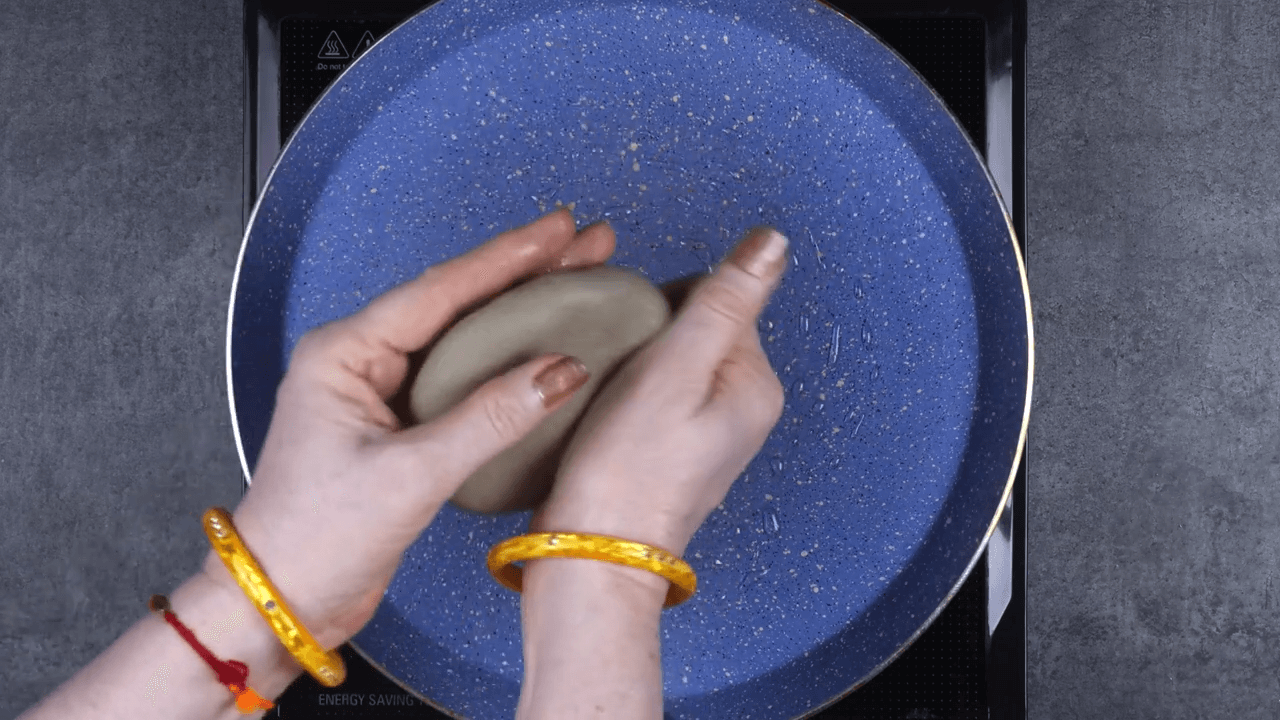 Sev Tameta with Bajra No Rotlo step-6