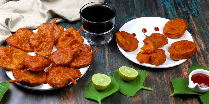 Ajwain Leaves Tomato Bhajiya
