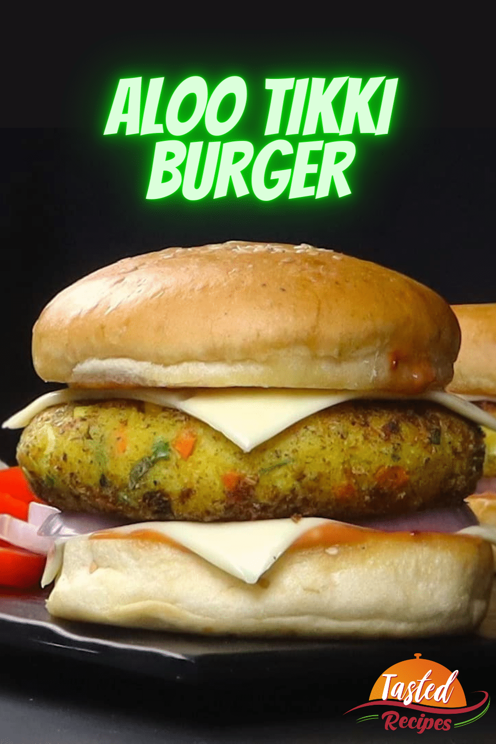 Aloo TIKKI BURGER Pin