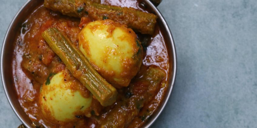 Drumstick Egg Masala Curry