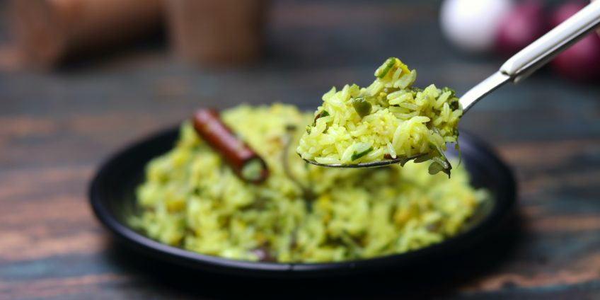 Methi Egg Rice