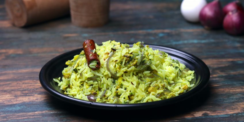 Methi Egg Rice