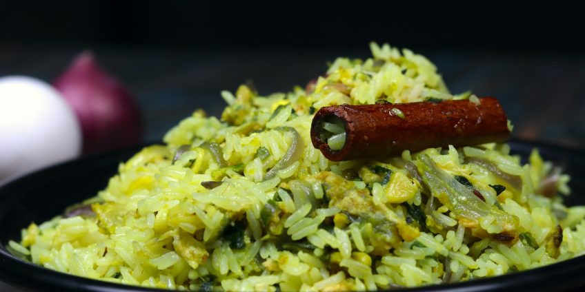 Methi Egg Rice