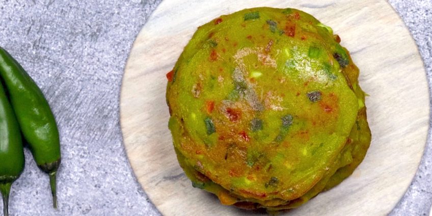 Yellow Moong Dal Chilla