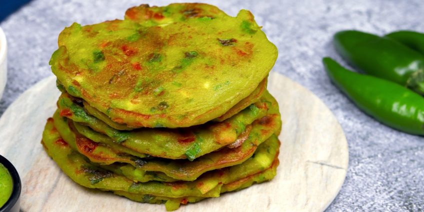 Yellow Moong Dal Chilla