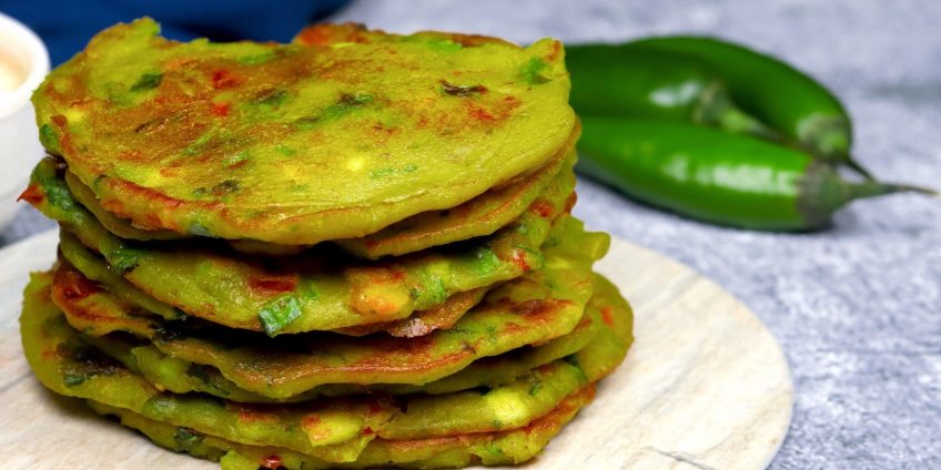 Yellow Moong Dal Chilla