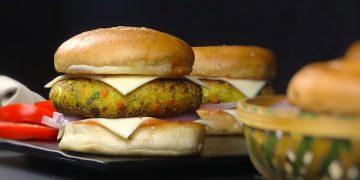 aloo tikki burger