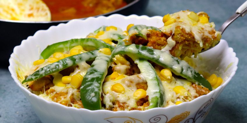 chicken pizza rice