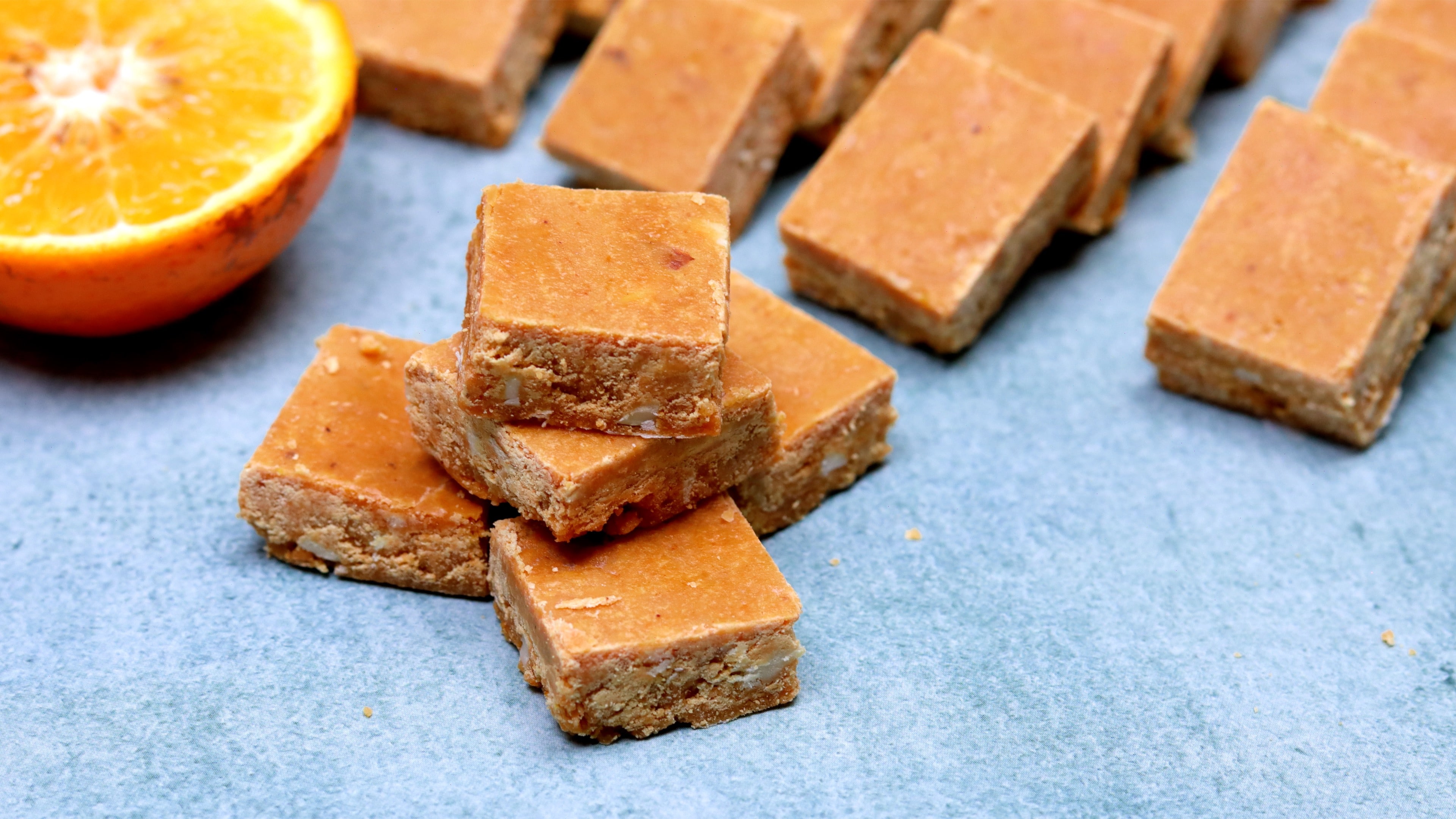 Orange Burfi With Milk Powder - Tasted Recipes