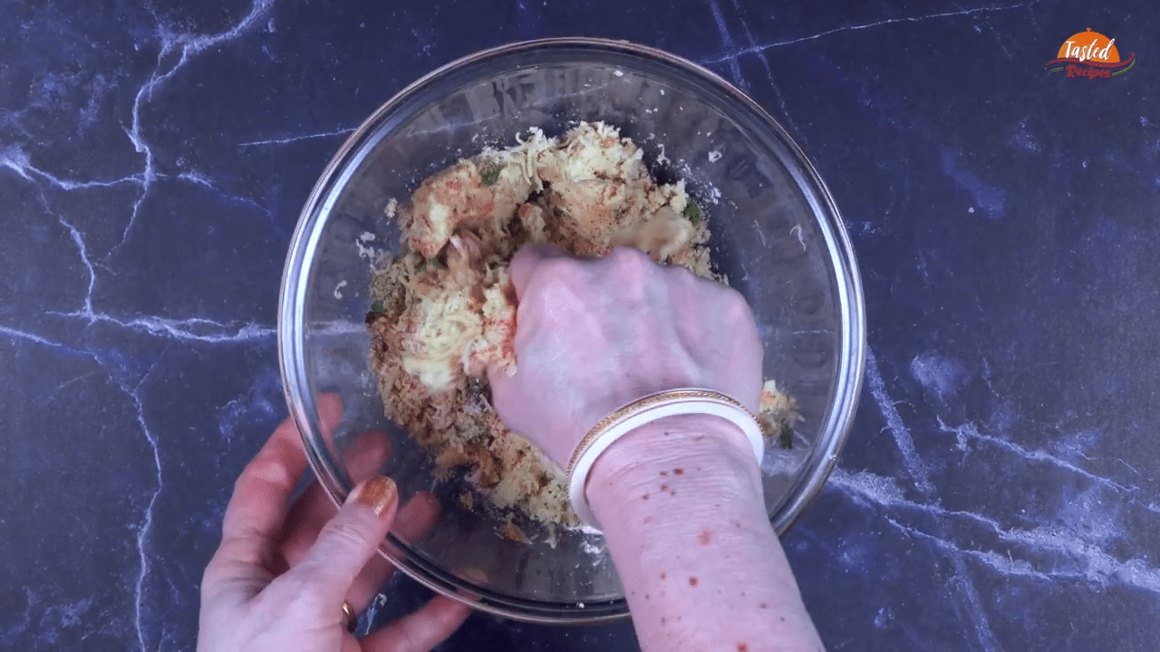 Cheese Pakoda Step 1