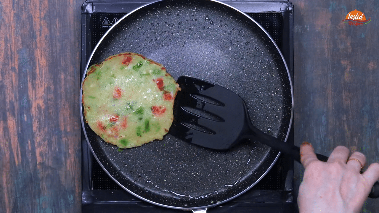 Instant Rava Chilla Step 3