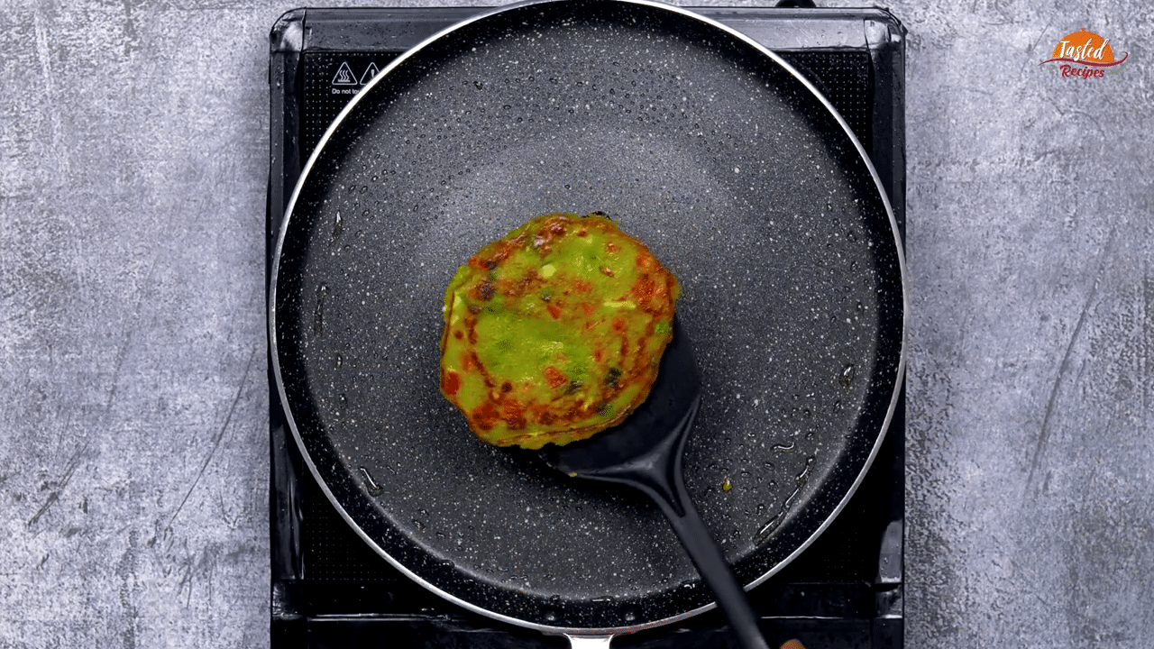 Yellow Moong Dal Chilla Step 3