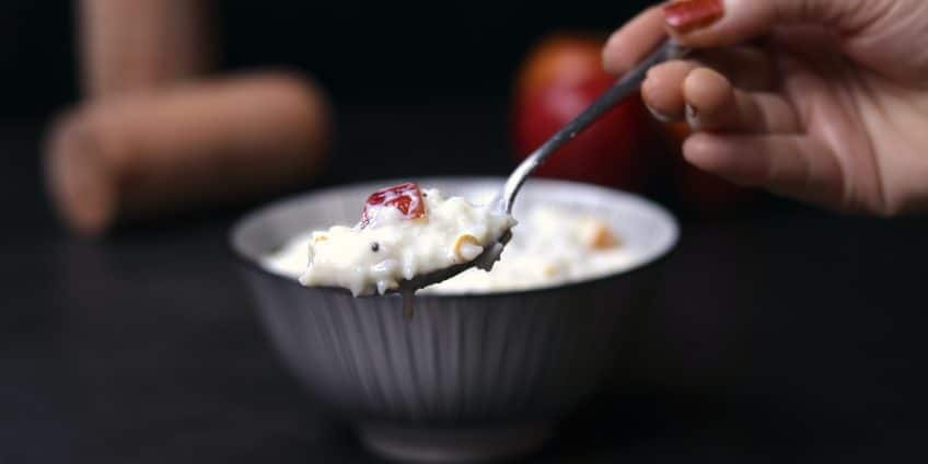 apple curd rice