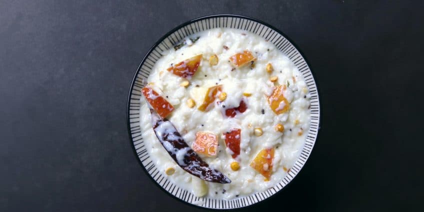 apple curd rice