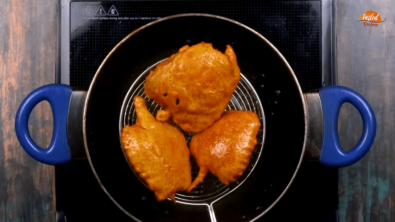 Ajwain Leaves Pakora Step 3