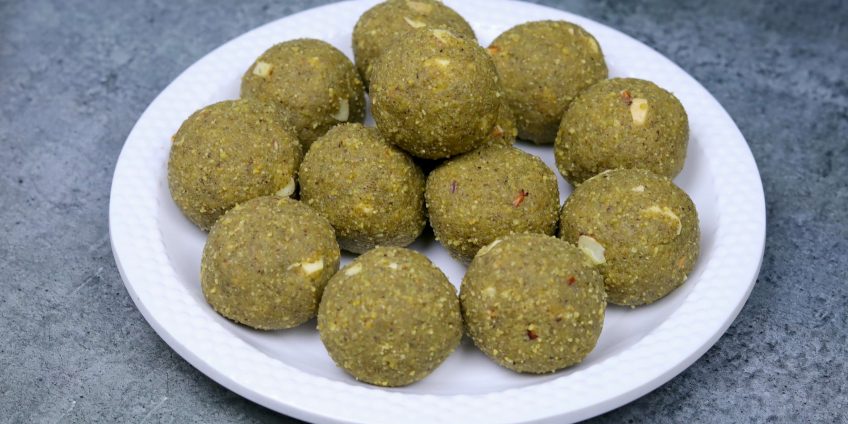 Green Moong Ladoo