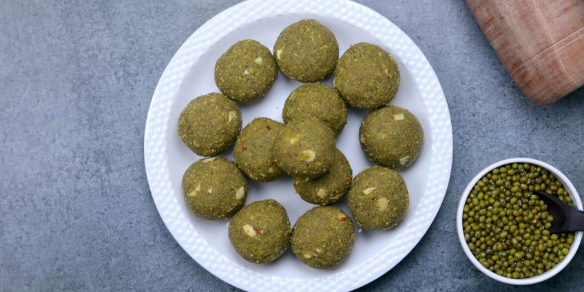 Green Moong Ladoo