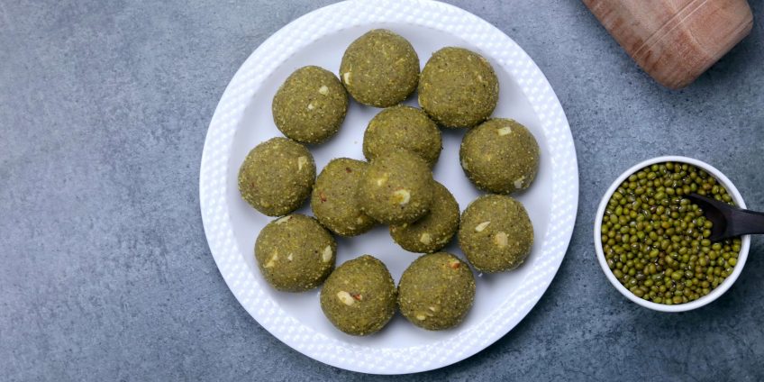 Green Moong Ladoo