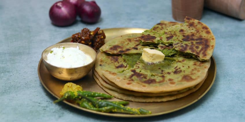 Matar Paratha