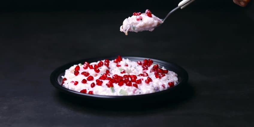 beetroot curd rice
