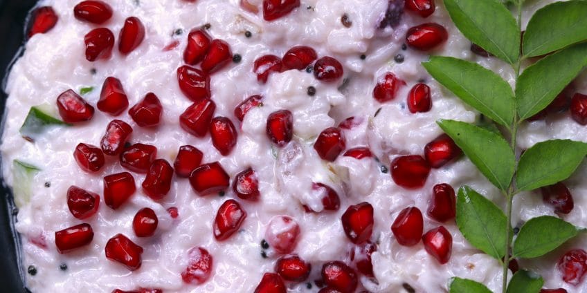 beetroot curd rice