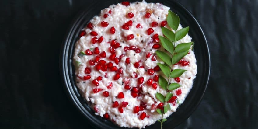 beetroot curd rice