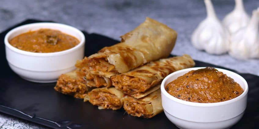 dahi garlic chutney